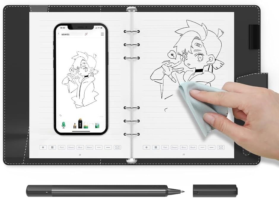 スマートペン 電子ノート デジタルパッドセット 66言語対応 OCR
