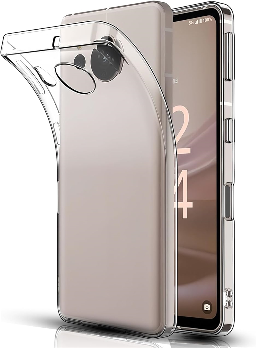 Sharp aquos R8/SH-52D/R8s�p�� �P�[�X �N���A �J�o�[ TPU �����ߗ� �ϏՌ� ���^ MDM(OQW-HY-623)