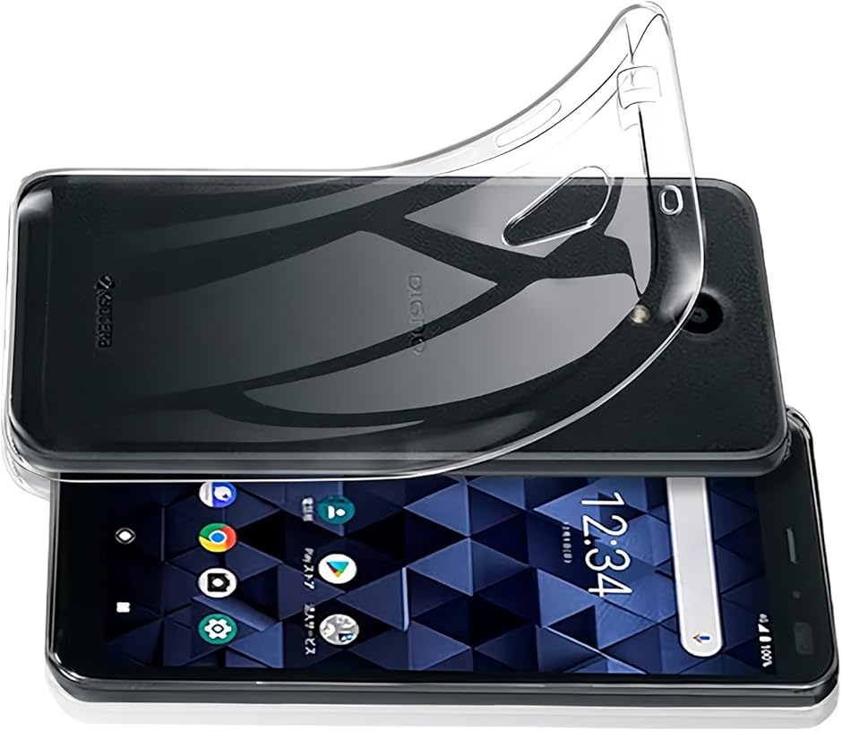 Kyocera Digno BX /901KC�p�� �P�[�X �N���A �J�o�[ TPU �����ߗ� �ϏՌ� ���^ ���� MDM(OQW-HY-658)