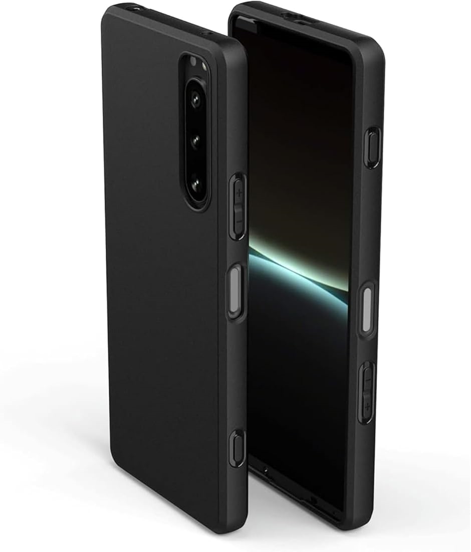 SONY Xperia 5 IV PDX-224 �P�[�X �u���b�N �p�̕ی�P�[�X TPU ���h�~ �y�� �_�� MDM(OQW-HY-348)