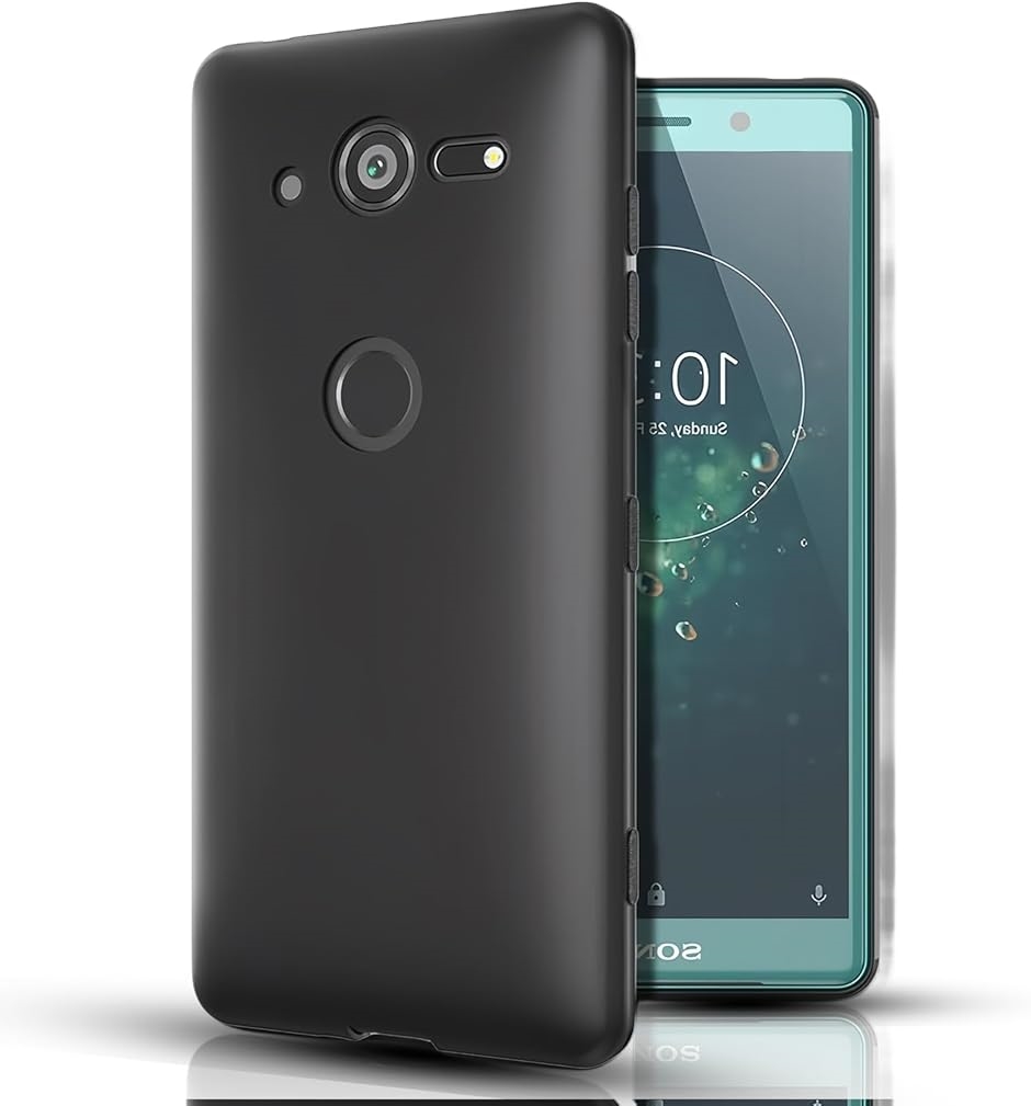 Sony Xperia XZ2 Compact/SO-05K �P�[�X �u���b�N �p�̕ی�P�[�X TPU ���h�~ MDM(OQW-HY-356)