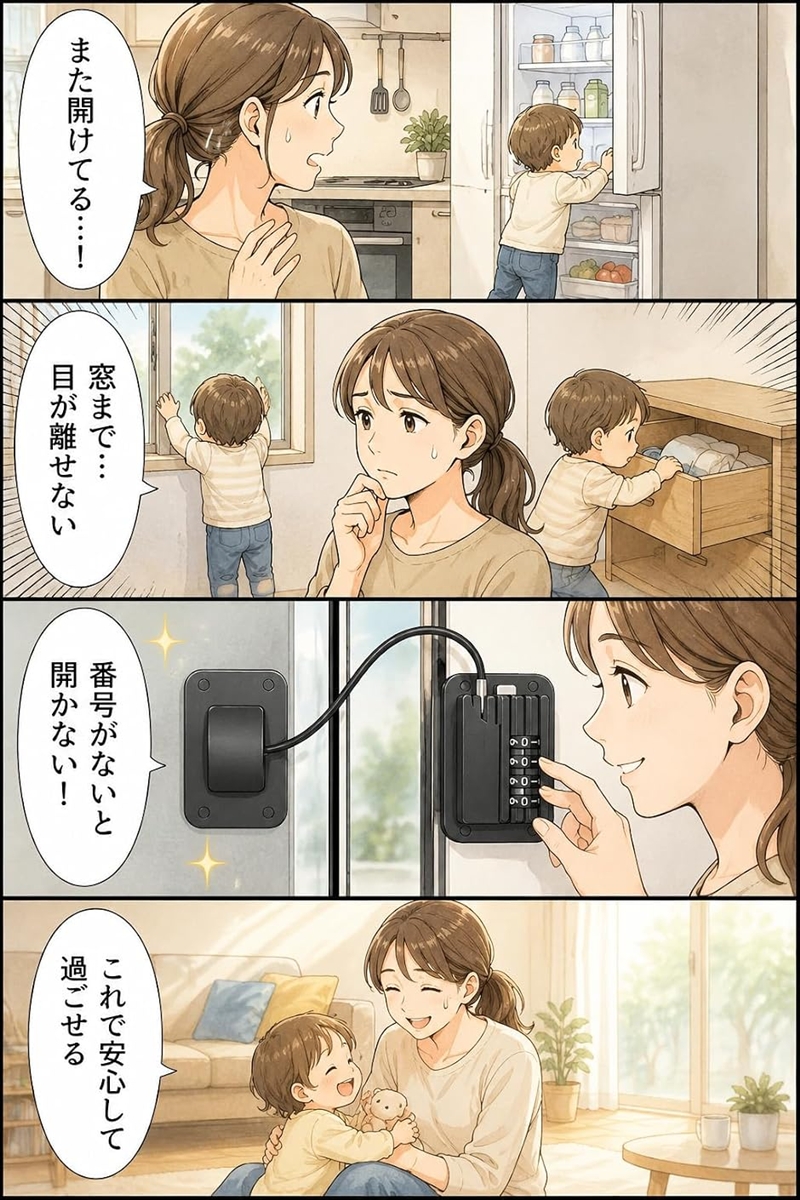 窓 ロック 網戸ロック 鍵 ドアロック キャビ...の詳細画像3