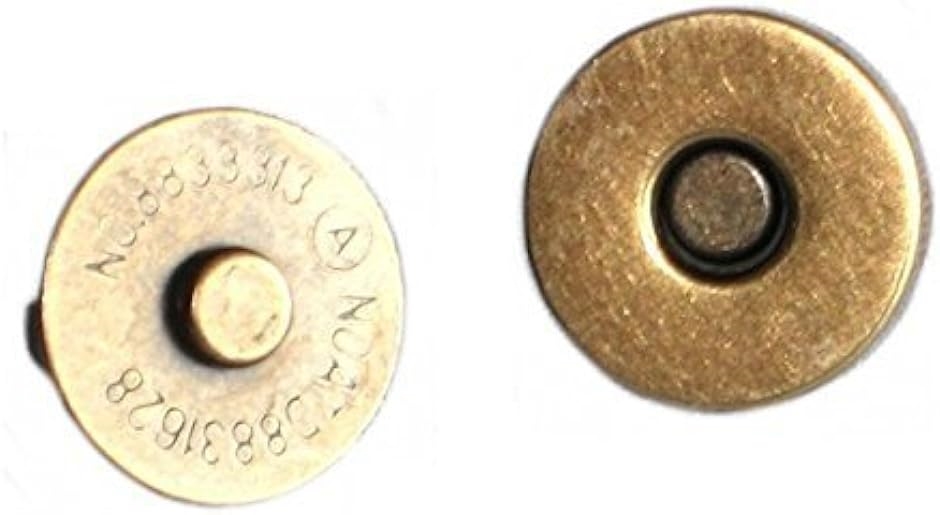 マグネットボタン マグネットホック 14mm 30セット アンティークゴールド 古銅 ハンドメイド 手芸｜horikku｜02