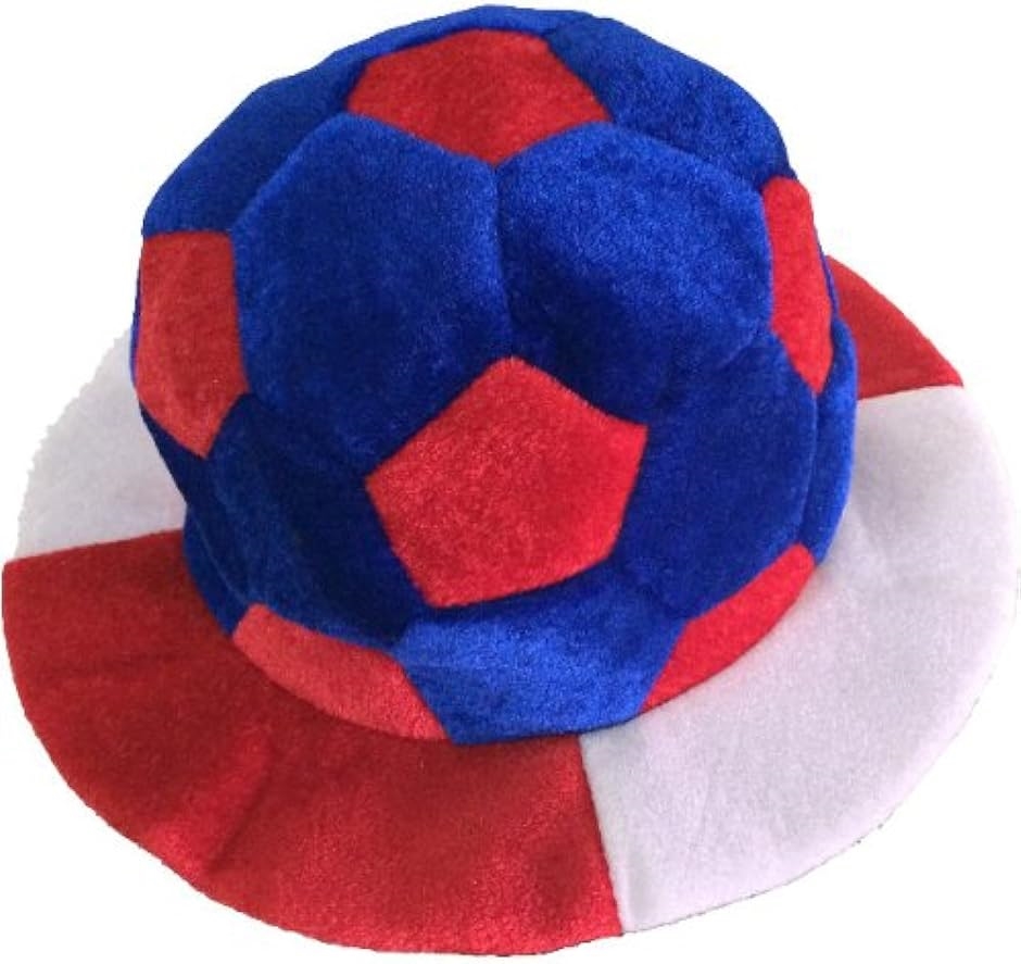 激アツブルー。 サッカー 日本代表 ボール型ハット 応援 グッズ サッカー応援 ワールドカップ( 帽子)