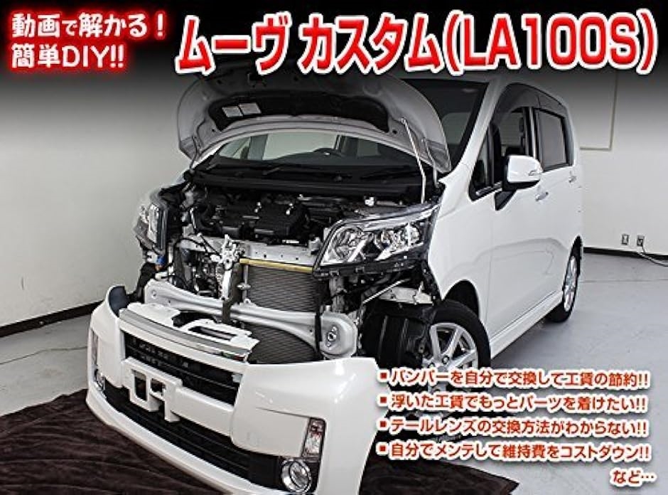 ムーヴカスタム la100s 後期 バンパー（車、バイク、自転車）の商品一覧 通販 - Yahoo!ショッピング