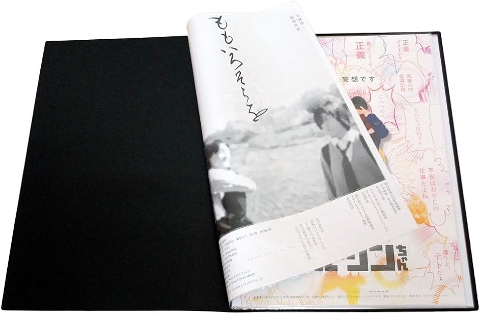B2 ポスター クリア ファイル 収納40枚 中紙・収納ケース付GWB2F