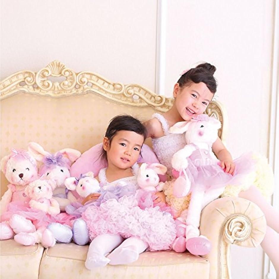 バレエ ぬいぐるみ うさぎ プリマ ラビット ＊小＊ 紫 ヘアピン