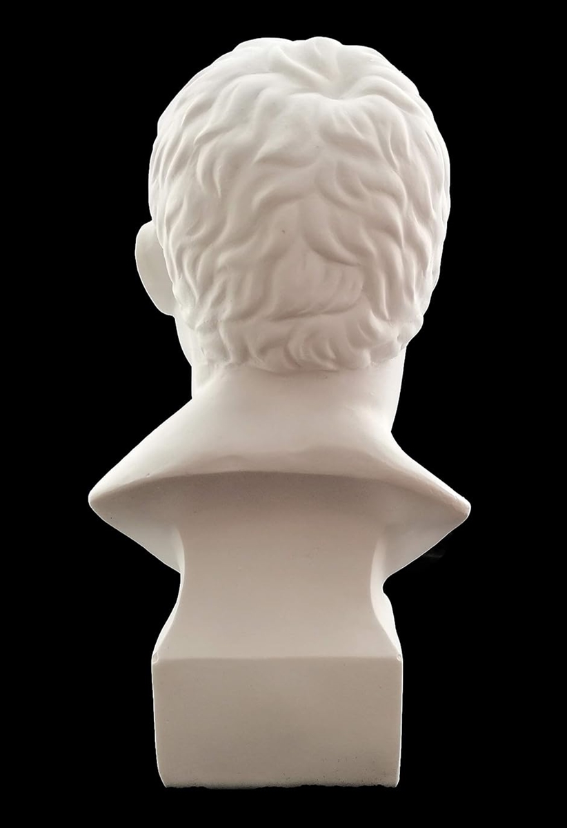自宅が美術館 石膏風人物像 15cm アグリッパ : スピード発送 ホリック