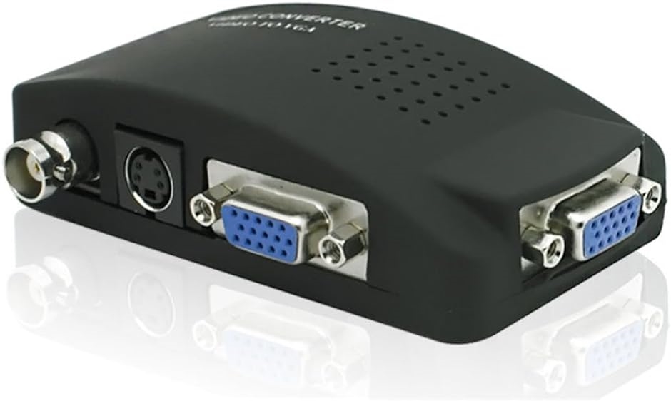 BNC/S-video TO VGARo[^ AiOϊ o͑Ή PC j^ ϊA_v^ DVR DVD USBd