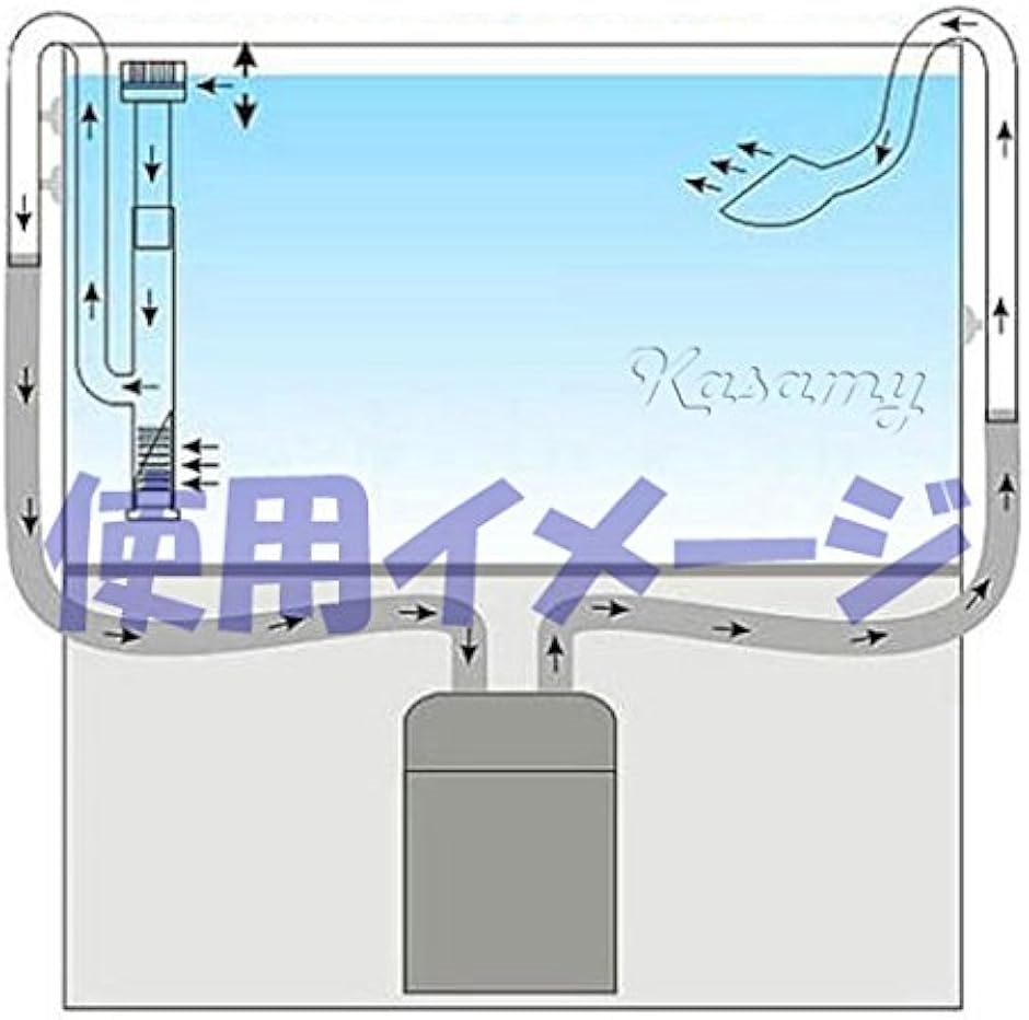 サーフェイス スキマー 吸水 クリア ガラス パイプ 油膜 除去 熱帯魚 アクアリウム 水草 用(27. スキマー型 吸水 16/22) | ブランド登録なし | 05