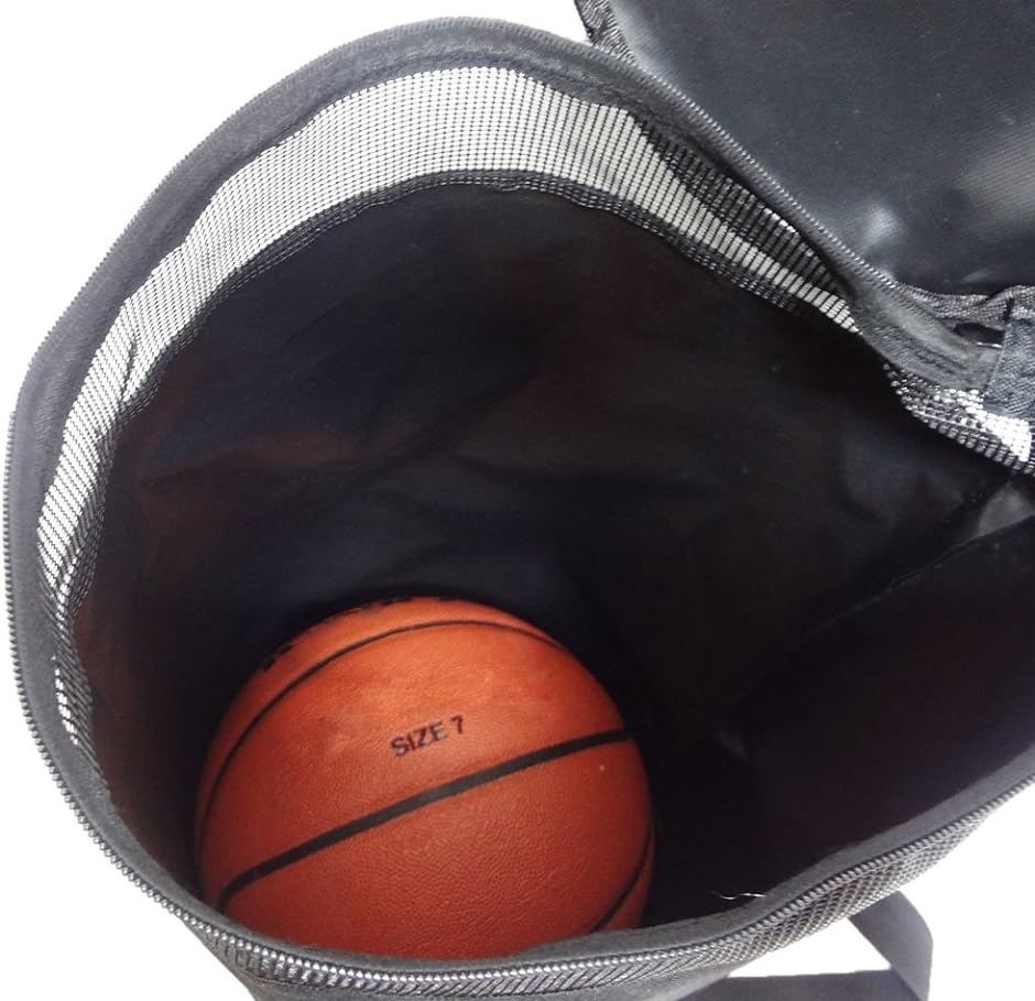 バスケットボールケース 2個 大きめ ボールバッグ ショルダーバッグ( ブラック)｜horikku｜04