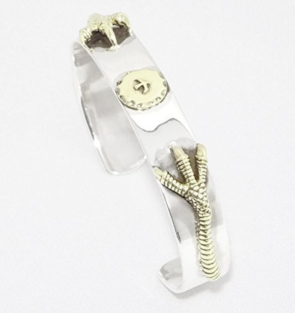 c my select バングル シルバー925 イーグルクロウ ダブル 金爪 MDM