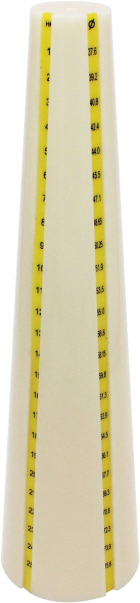 ブレスレット調整棒 便利な ブレスレットゲージ棒 サイズ 測定( 白)｜horikku｜02