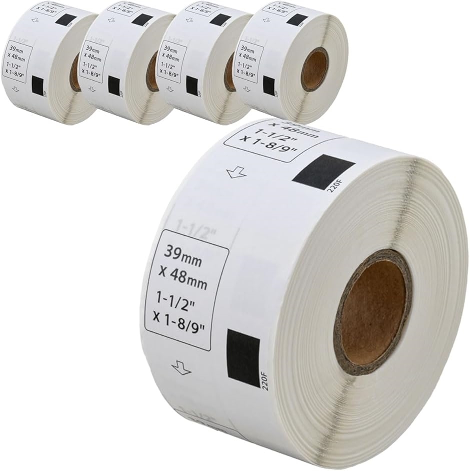 �y�݊��i�z �݊� DK-1220 �u���U�[ ���x�� 5���[���Z�b�g brother QL-700 / QL-800 ����(5���[��)
