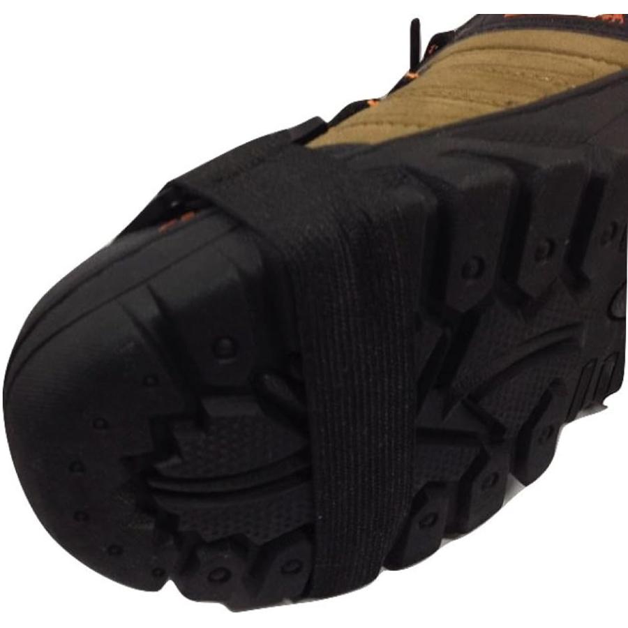 売り出し簡単装着 TPU シフトパッド 靴ガード プロテクター 滑らない シフトガード(黒, FREE) バイクウェア