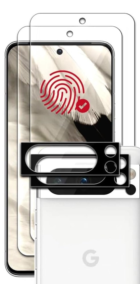 RISE 2���{2�� �t�B���� Google Pixel 8 Pro �K���X�t�B���� �J�����t�B���� �����Y�t�B���� ���� (�N���A)