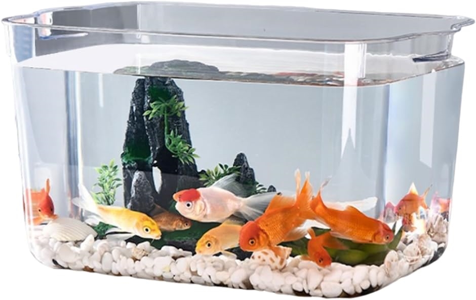 Amazon | 金魚鉢 プラスチック猫が入る金魚鉢 猫 容器