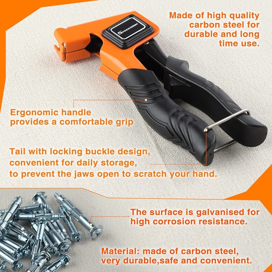 ボードアンカーツール 中空壁アンカー 石膏ボード 乾式壁用モリー