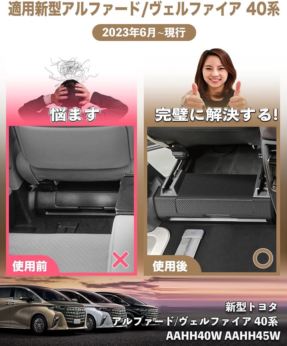 トヨタ アルファード 40系/ヴェルファイア サイド キックガード バック
