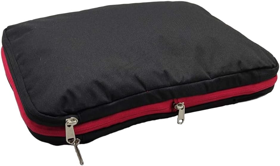 圧縮 旅行バッグ ファスナー式 衣類収納節約 軽量 出張 旅行用 トラベル ポーチ 袋 メンズ レディース( ブラック)