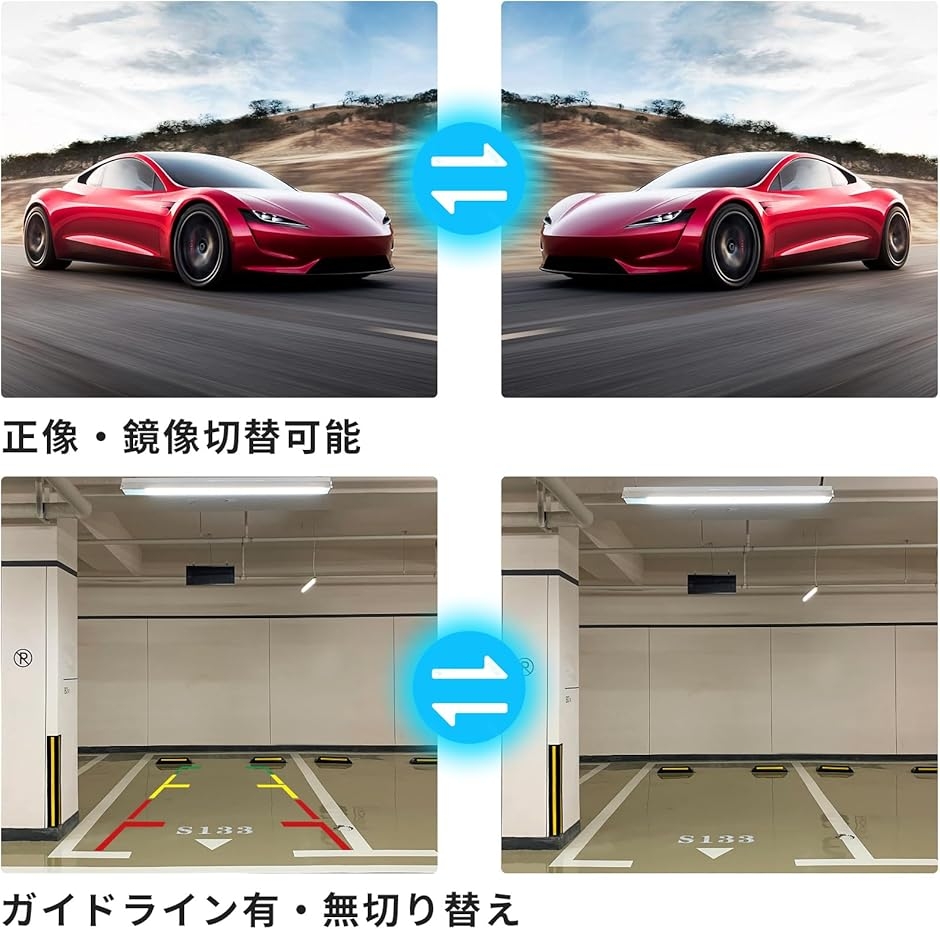 4.3インチLCDモニター バックカメラセット 車載バックモニター バック