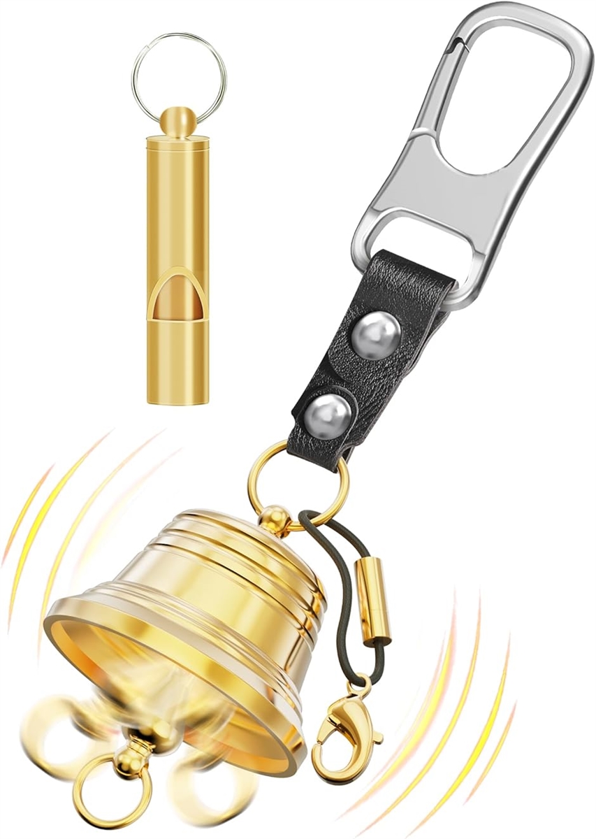真鍮鋳物 熊鈴 消音 熊よけ鈴 BEAR BELL 真鍮ベル 消音機能付き 熊よけ