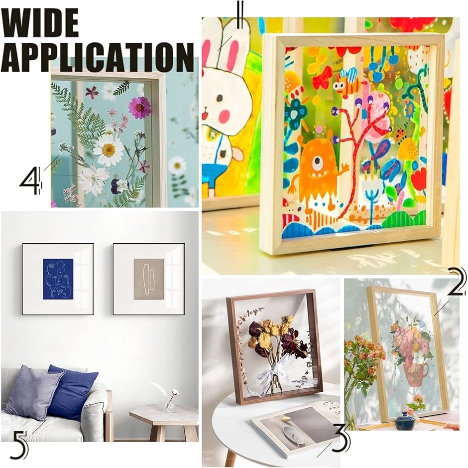 8枚 額縁用プラスチックシート PETプラスチック 301x300x0.4mm 保護