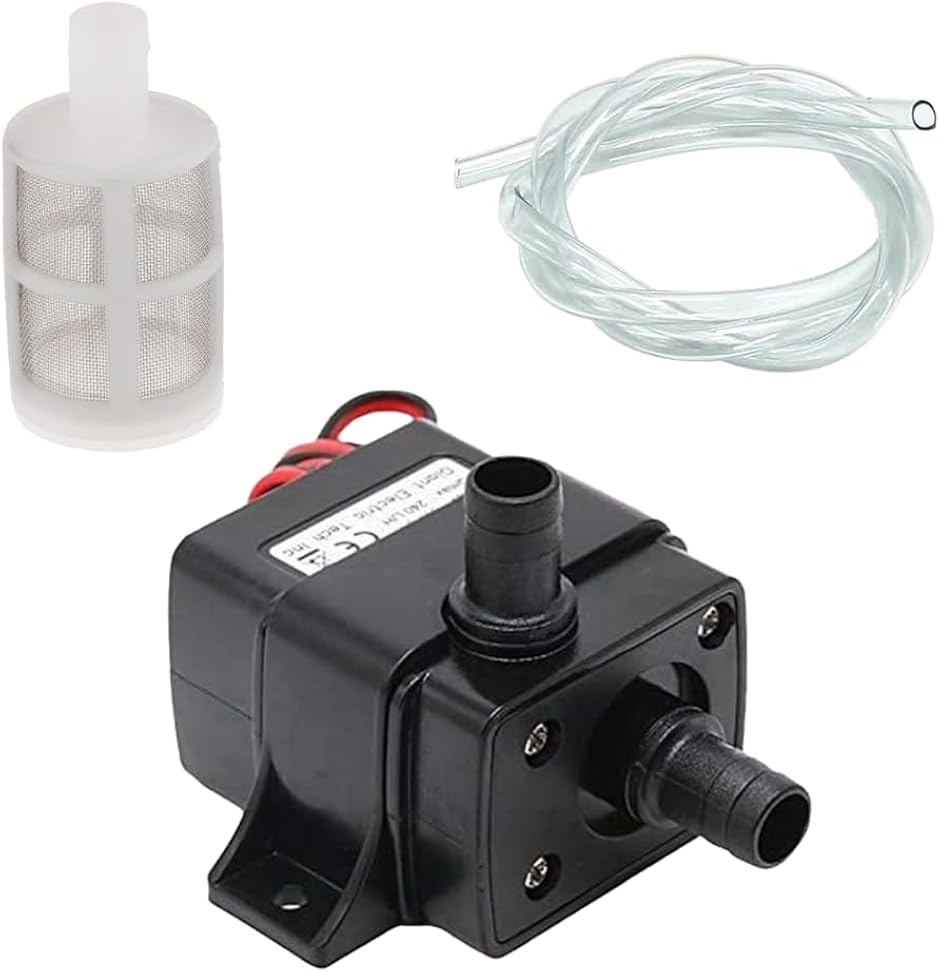 水中ポンプ 小型 水槽 アクアリウム 12v 揚程 3m((水中ポンプ(1