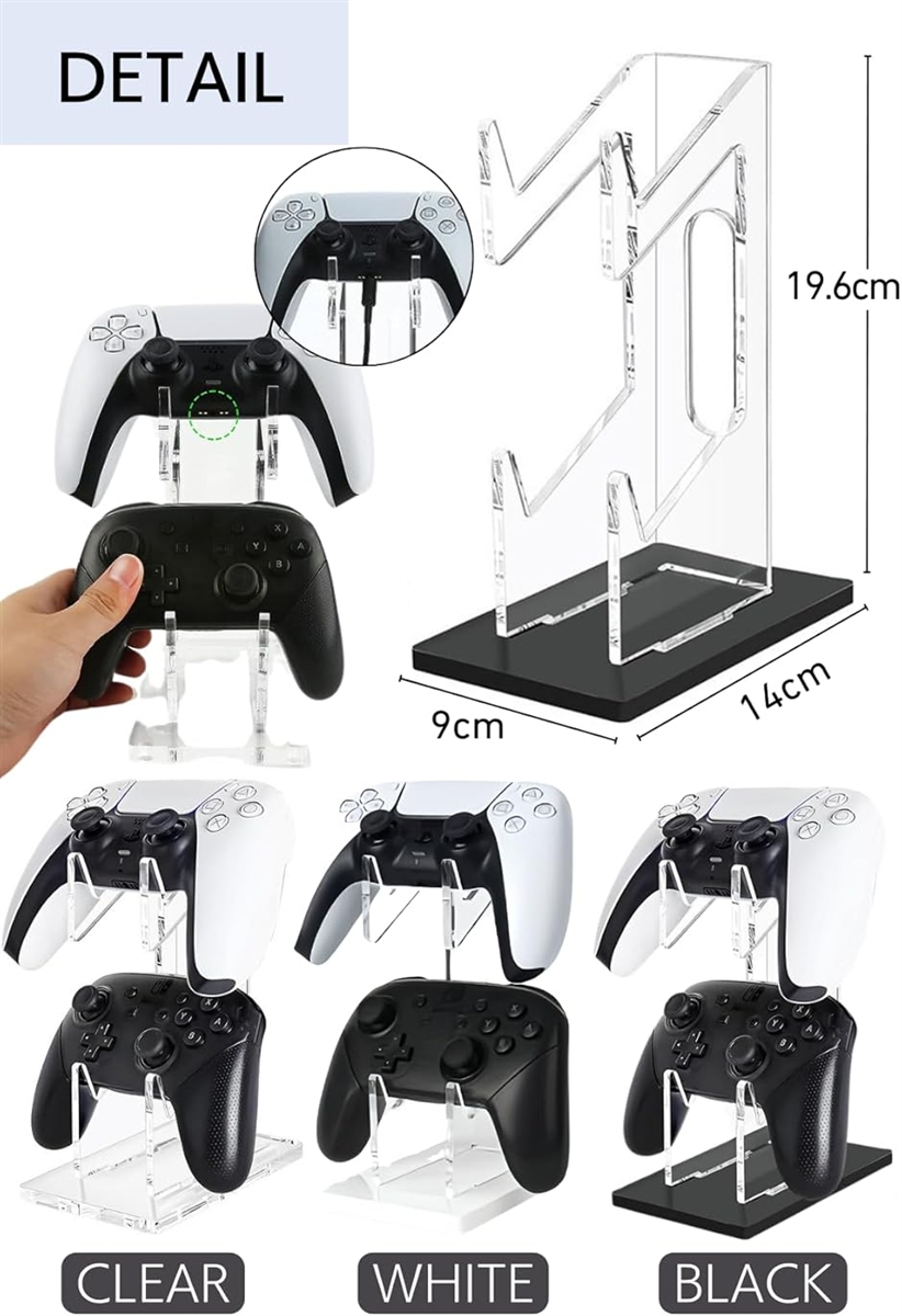 コントローラー スタンド 2段 2台 ゲームコントローラー 充電 ps4 ps5