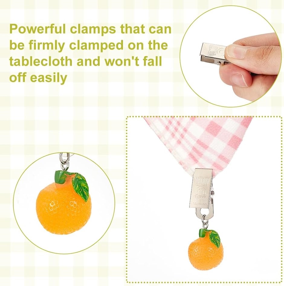 テーブルクロス ウェイトクリップ 8個 テーブルアクセサリー 重量が
