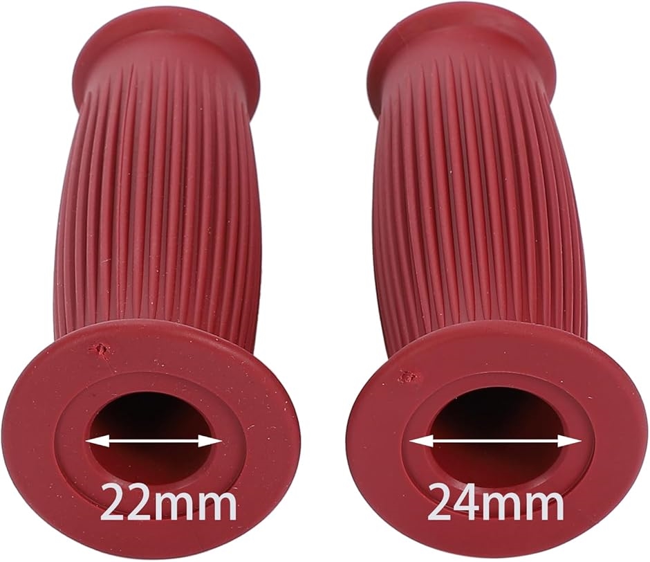 互換品】nakira バイク グリップ 原付 ハンドル 樽型 22.2mm 左右