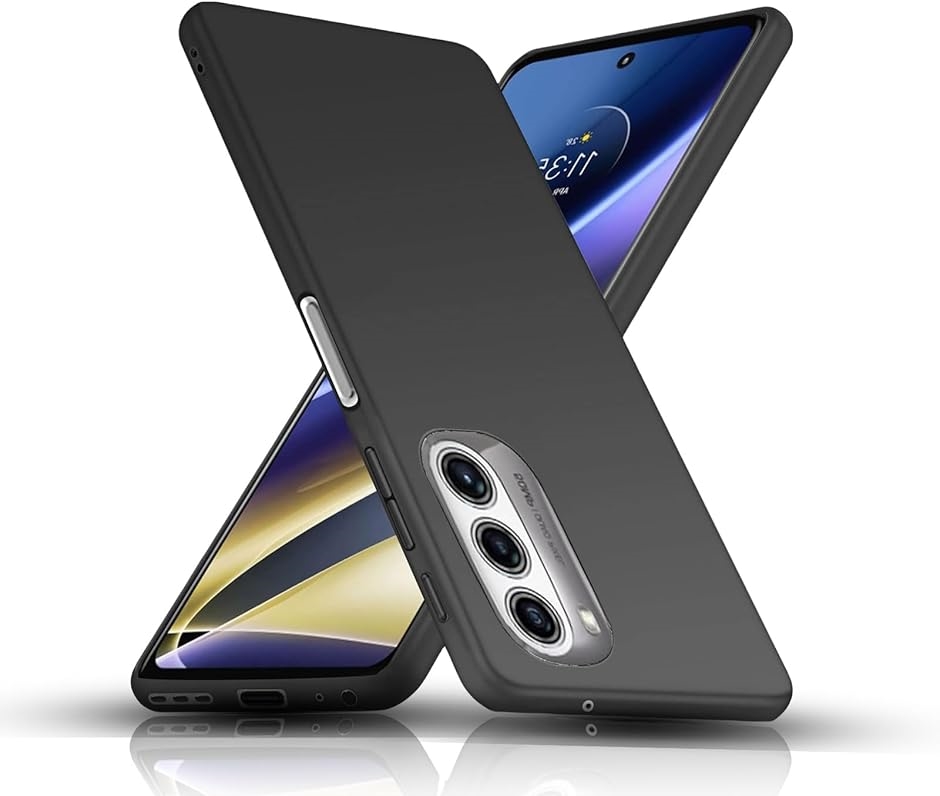 Moto G52J 5G / II �P�[�X �u���b�N II/G52J �Ή� �p�̕ی�P�[�X TPU �V���R�� MDM(TMK-UCI-847)