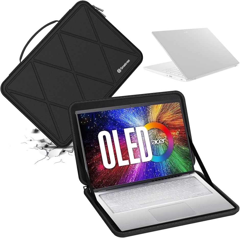 �y�݊��i�z �n�[�hEVA�ی�X���[�u�P�[�X 3 MDM(Black-For Acer 14�C���`,  For Acer 14�C���`(X8037))