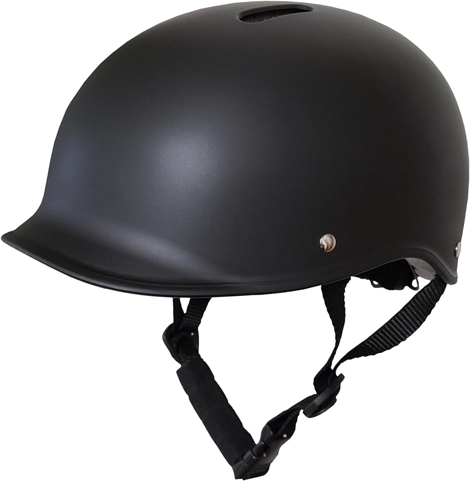 自転車 ヘルメット 子供 帽子型 おしゃれ キッズ スポーツヘルメット サイクリング スキー 運動 軽量 MDM( ブラック,  ワンサイズ)｜horikku