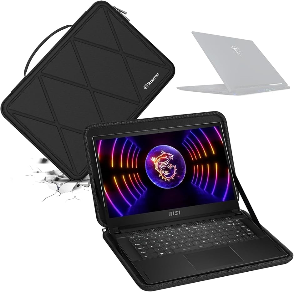 �y�݊��i�z �n�[�hEVA�ی�X���[�u�P�[�X MSI(Black-For MSI 14�C���`,  For MSI 14�C���`(X8261))