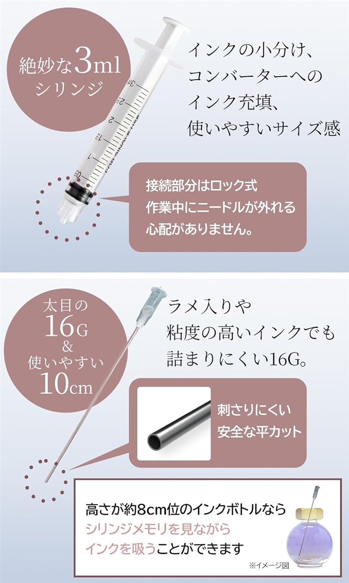 インク　小分け　セット Amazon.co.jp: ボトルインク小分けセット（7mL ガラスボトル×3