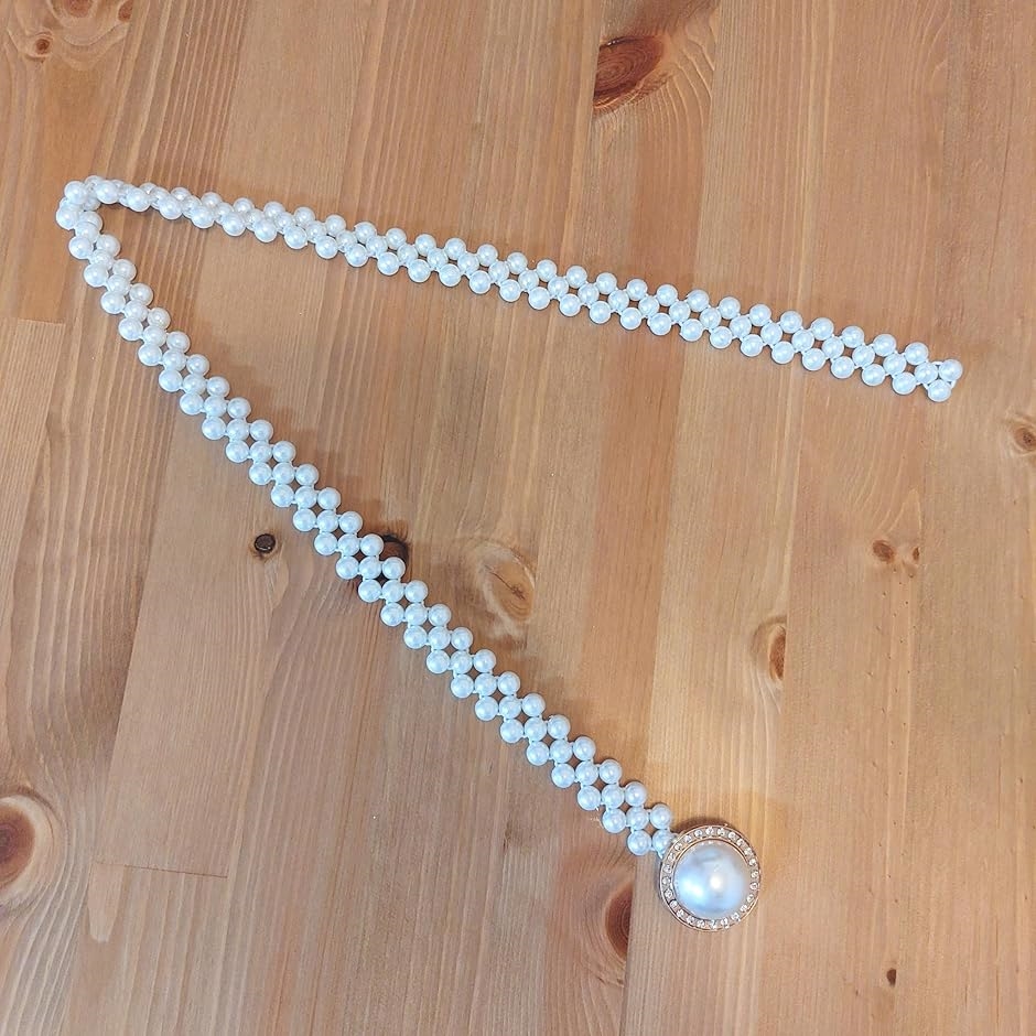 パールベルト サッシュベルト レディース ゴム...の詳細画像4