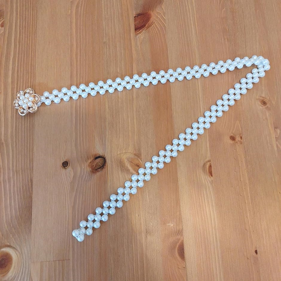 パールベルト サッシュベルト レディース ゴム...の詳細画像4