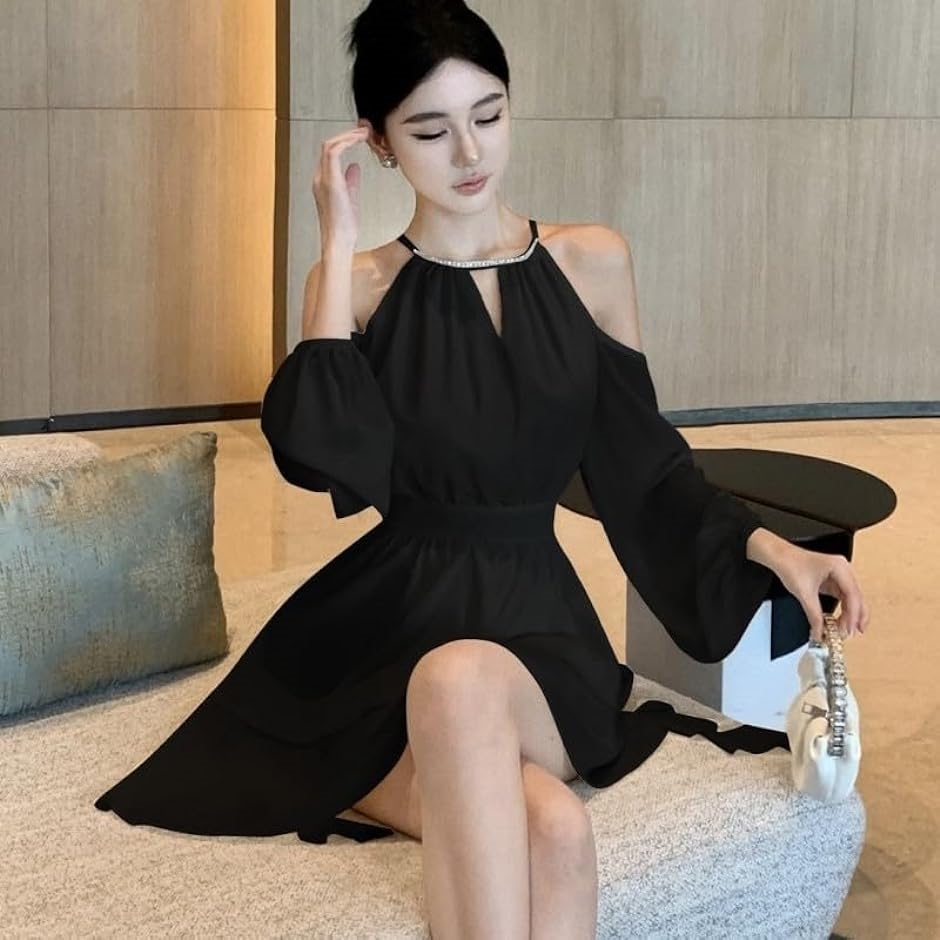 キャバドレス ミニワンピース クラブドレス フレア フリル