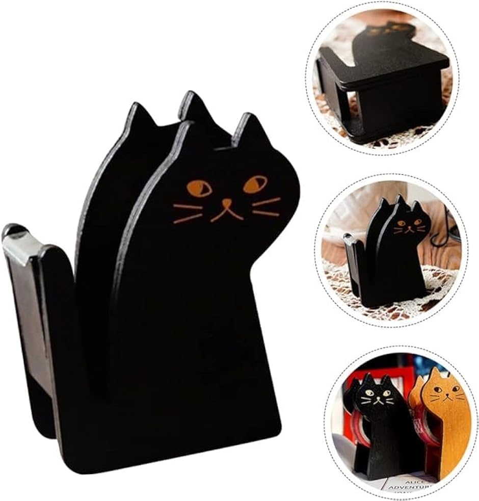 テープカッター セロテープカッター台 テープ切り ねこ テープ