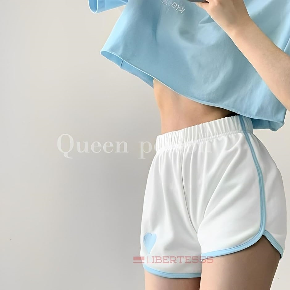 天使界隈 量産型 地雷系 サブカル系 水色 服 ショートパンツ 部屋着