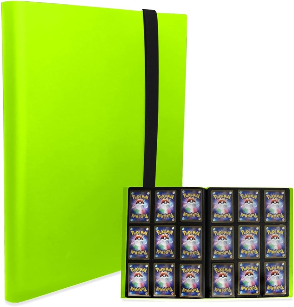 カードファイル トレカ バインダー 360枚収納 カードケース スリーブ対応( 緑)｜horikku