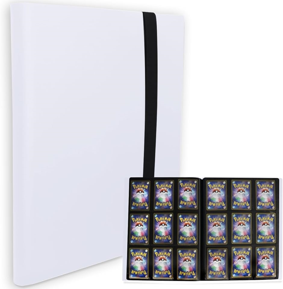 カードファイル トレカ バインダー 360枚収納 カードケース スリーブ対応( 白)｜horikku