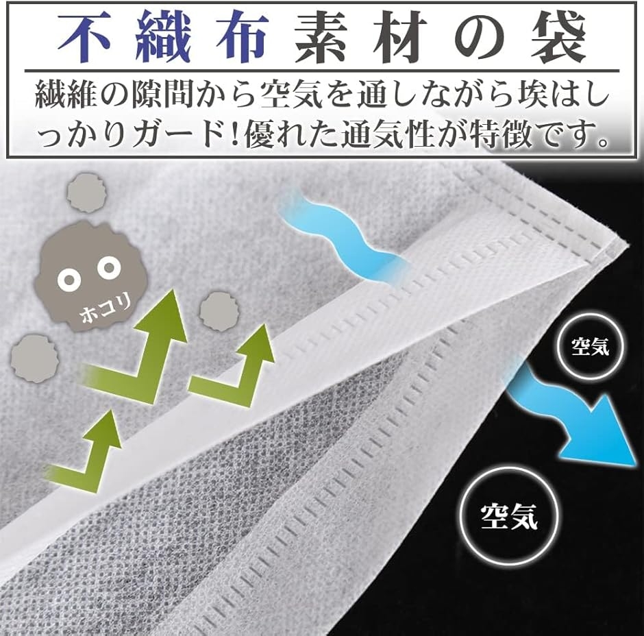 【互換品】不織布袋 大容量 お徳用 100枚 ラッピング 大型 収納袋 パッキング 汎用不織布 傷防止 通気性 バッグ(70cmx60cm)