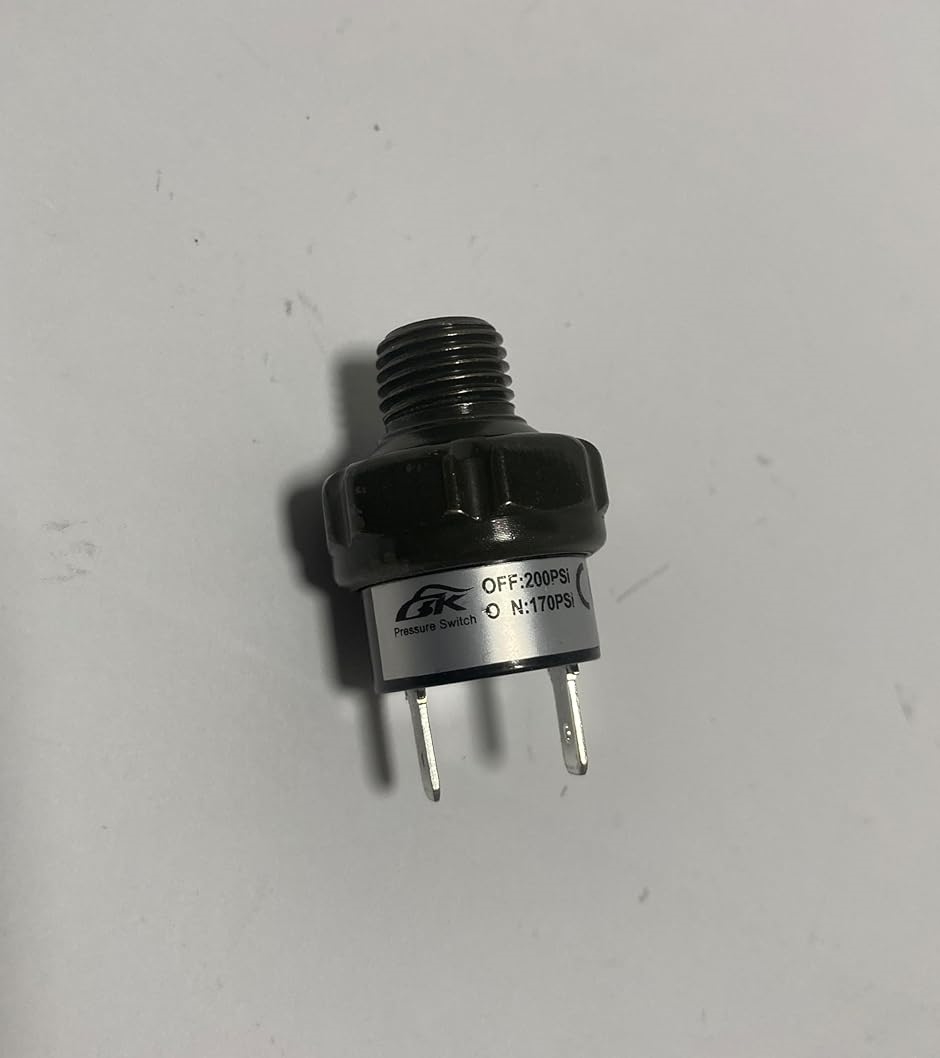 【数量は多】 170-200PSI プレッシャースイッチ エアサス NPT1/4 空気圧 ネジ パーツ