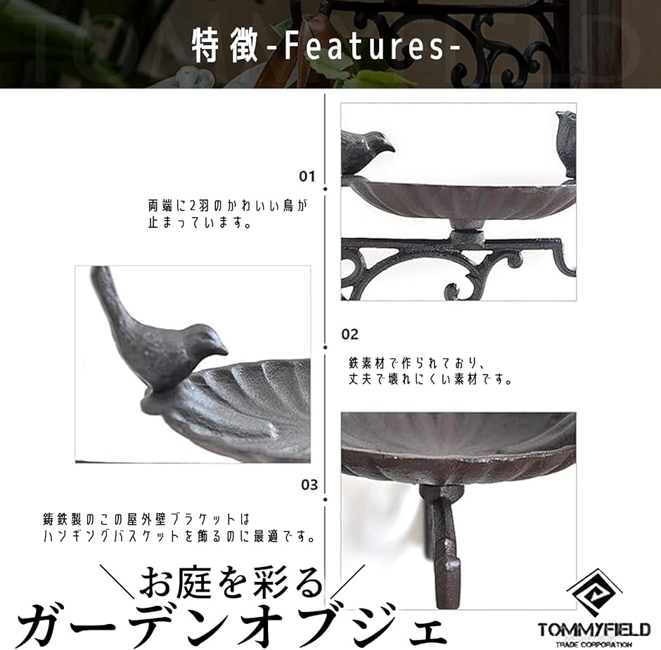 Amazon.co.jp: DUOLEIMI ブラケット フック アイアン ハンギング
