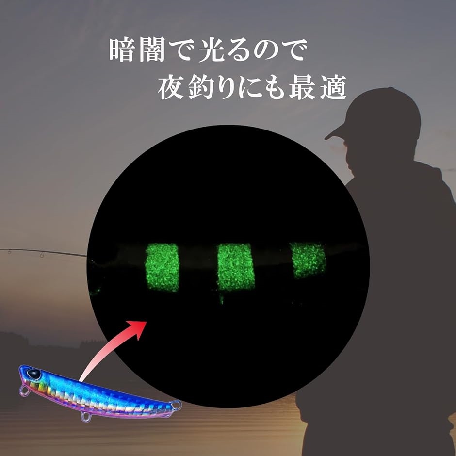 メタルジグ セット ルアー ルアーセット ジグヘッド 釣り道具 5個セット( 15.00)｜horikku｜03