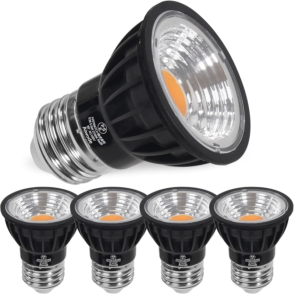 E26 LED�X�|�b�g���C�g LED�d�� E26���� 5.5W(�d���F2700K - �u���b�N�i5�Z�b�g�j,  2)E26)