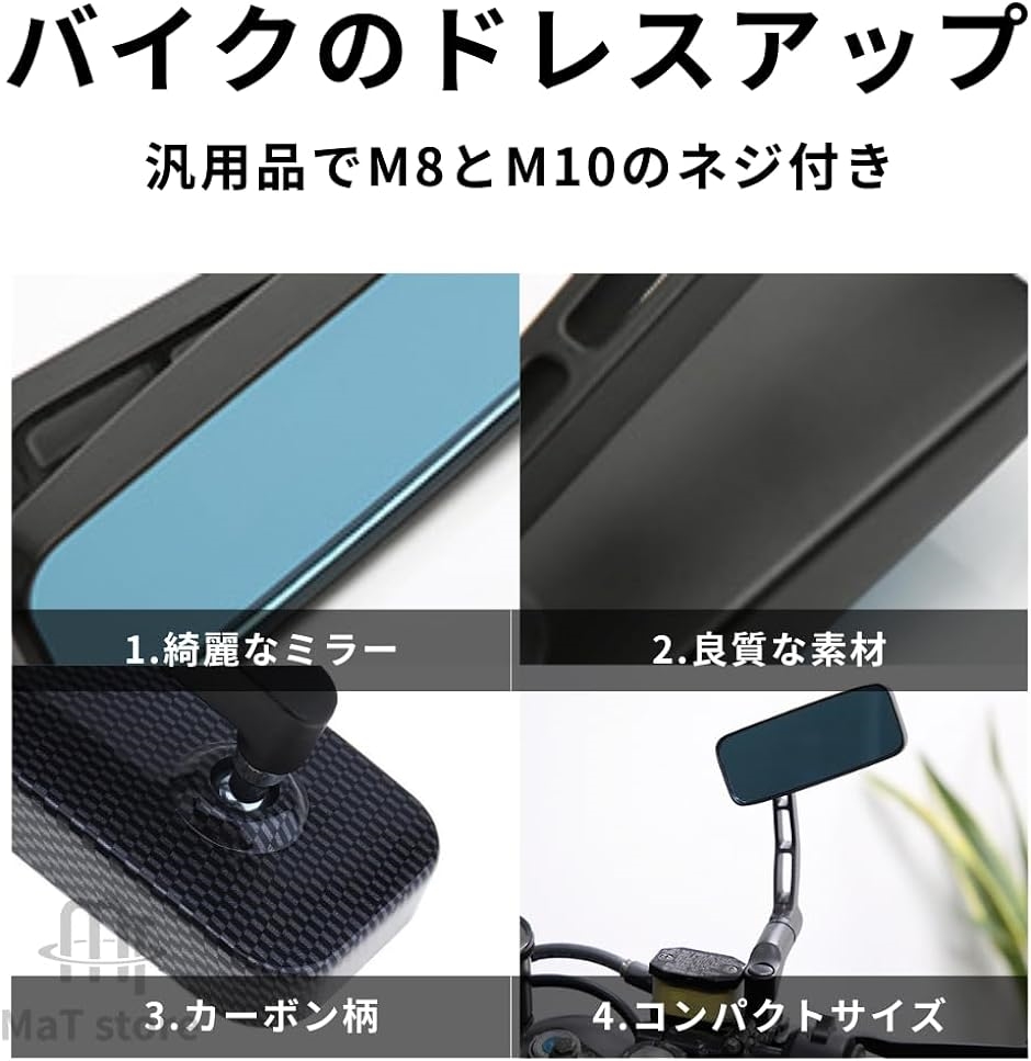 M2 スクエアミラー