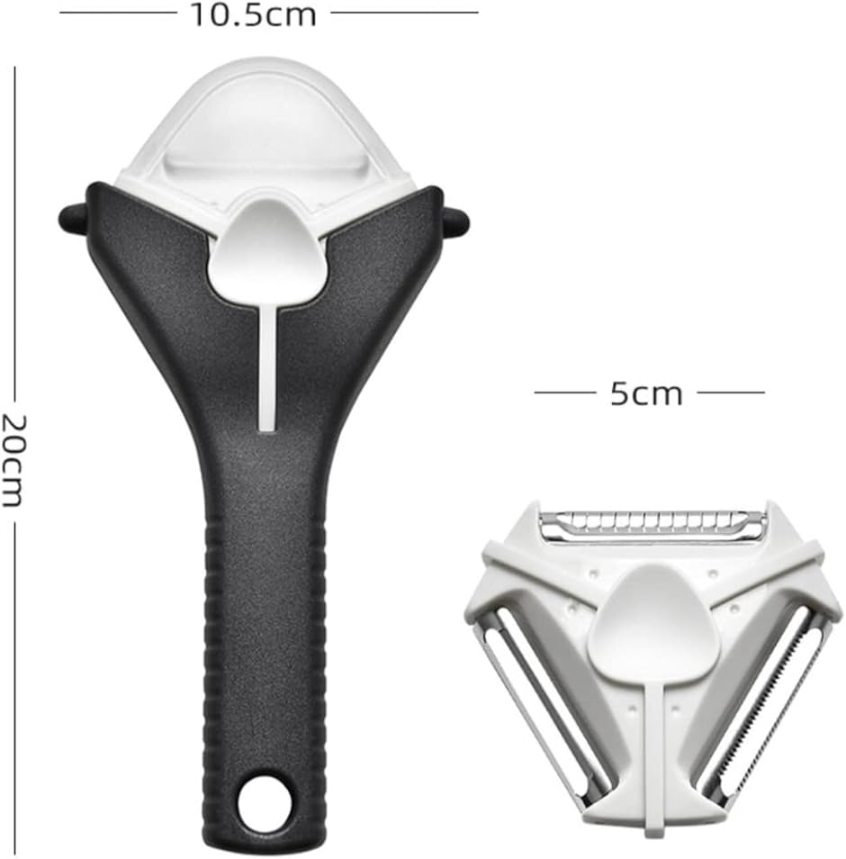 3 in 1 多機能 ステンレスピーラー 料理の作業を減らし快適・便利